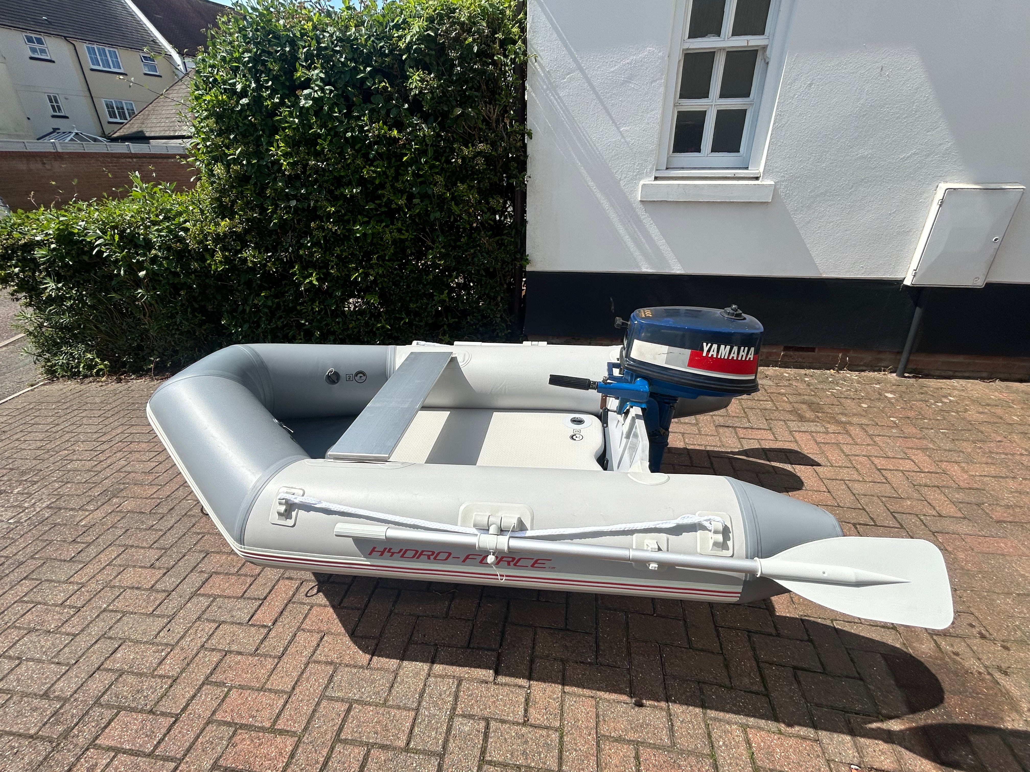 Hydro-Force 230 Air Deck with Yamaha 4hp outboard