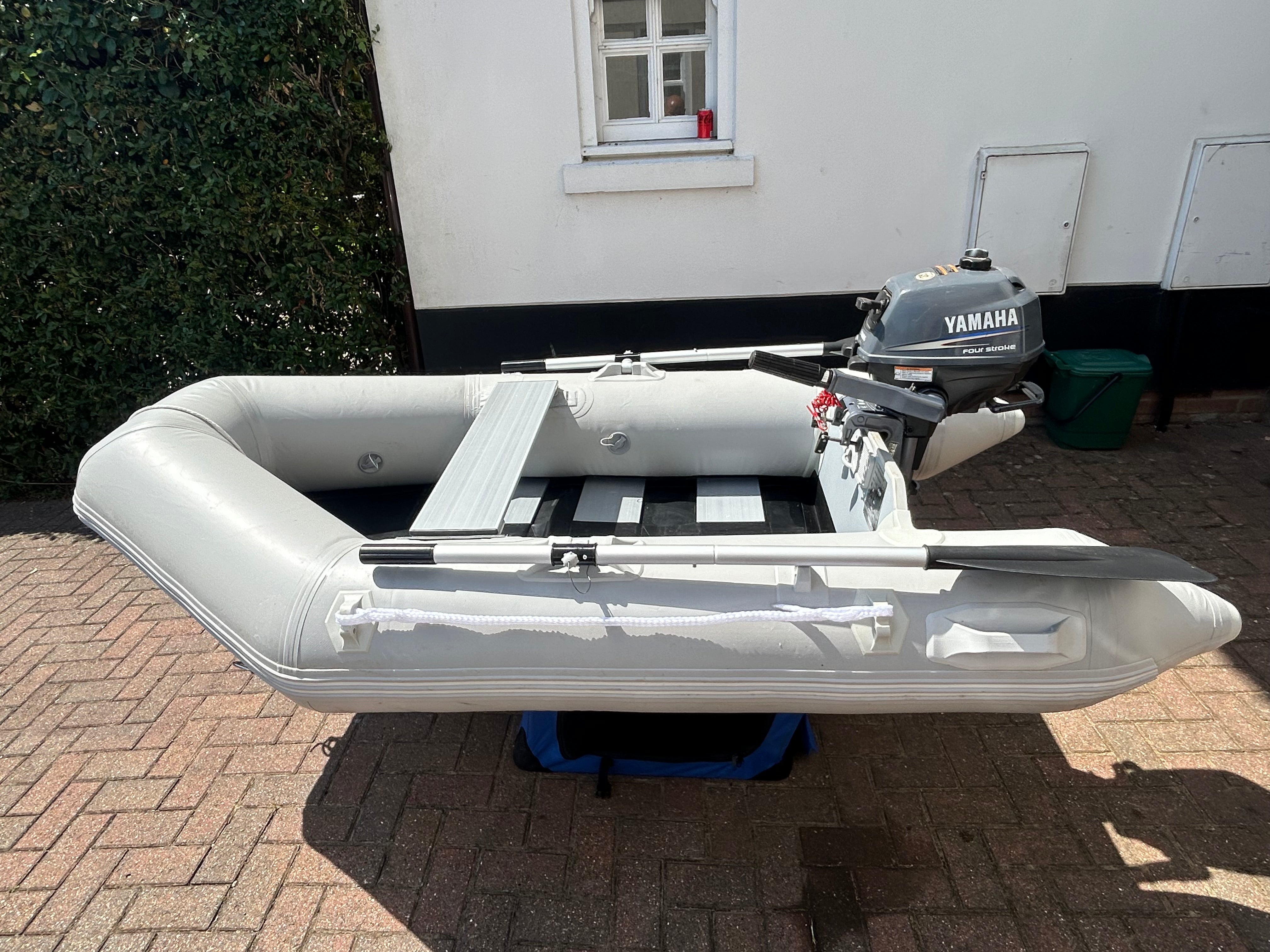 Inflatable dinghy 230 with Yamaha 2.5hp 4 stroke outboard