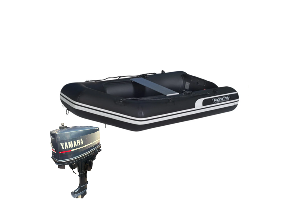 Inflatable Dinghy 235 equipped with Yamaha 4hp outboard