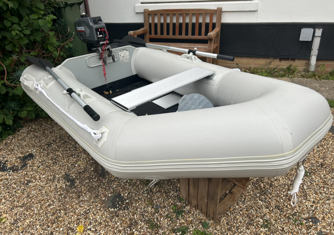 Inflatable dinghy 230 with Tohatsu 3.5hp outboard