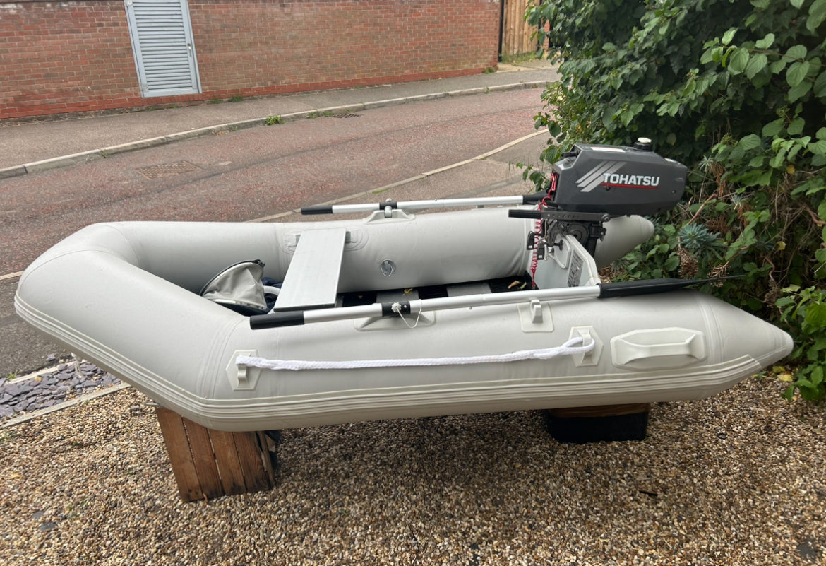 Inflatable dinghy 230 with Tohatsu 3.5hp outboard