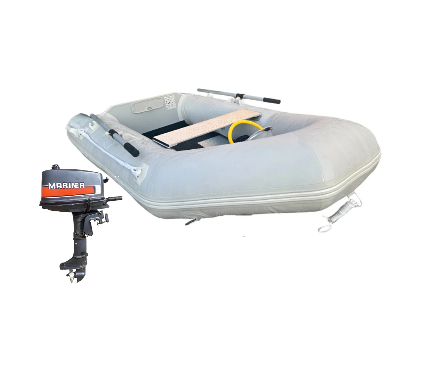 Inflatable dinghy 3.00M - 4 Man with Mariner 4hp outboard