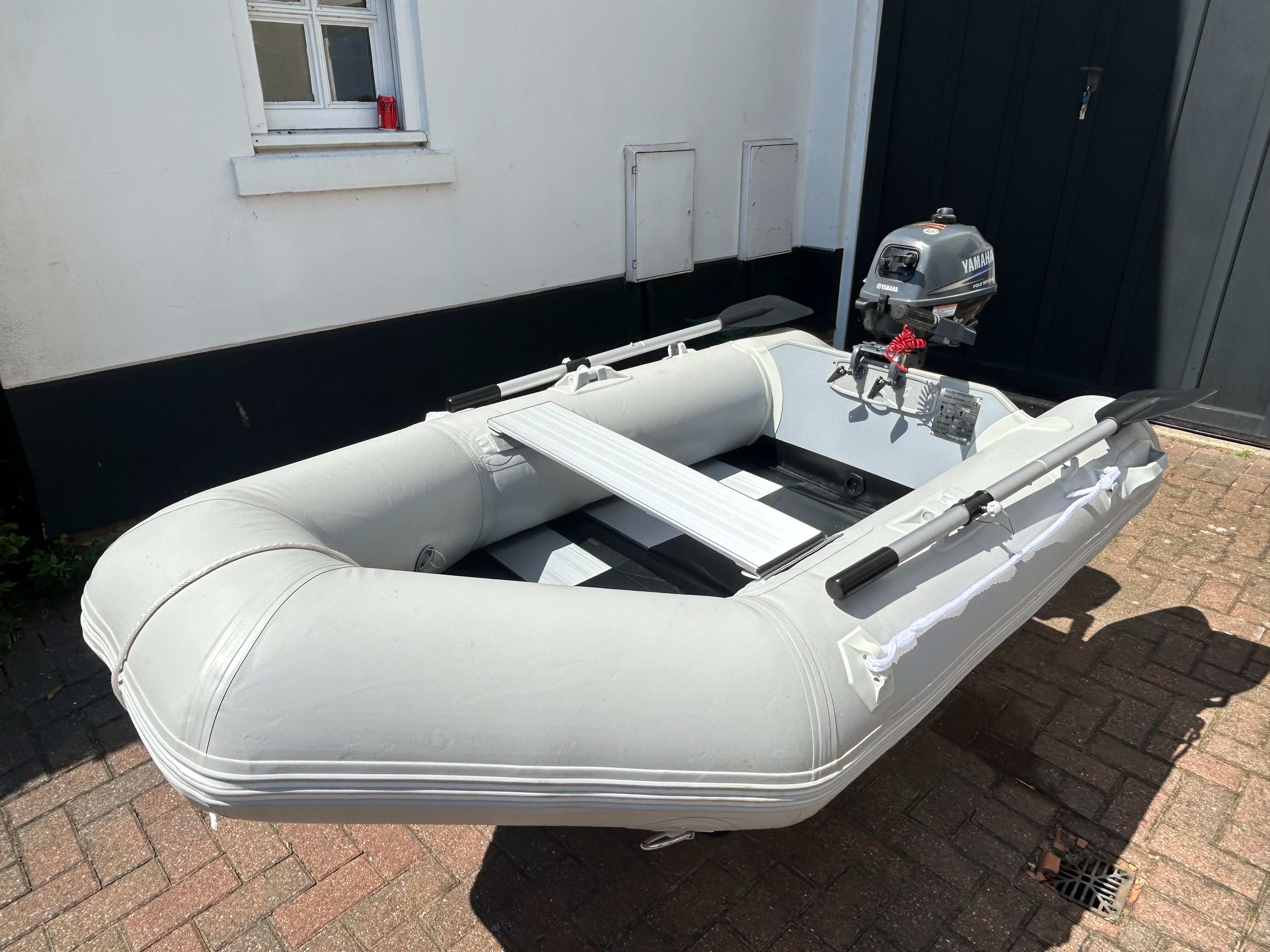 Inflatable dinghy 230 with Yamaha 2.5hp 4 stroke outboard