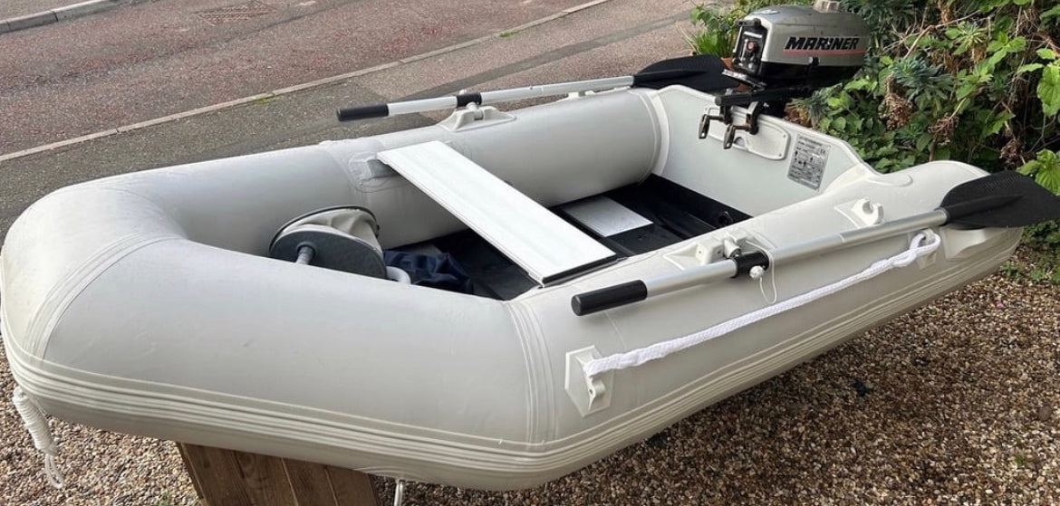 Inflatable dinghy 230 with Mariner 3.3hp outboard