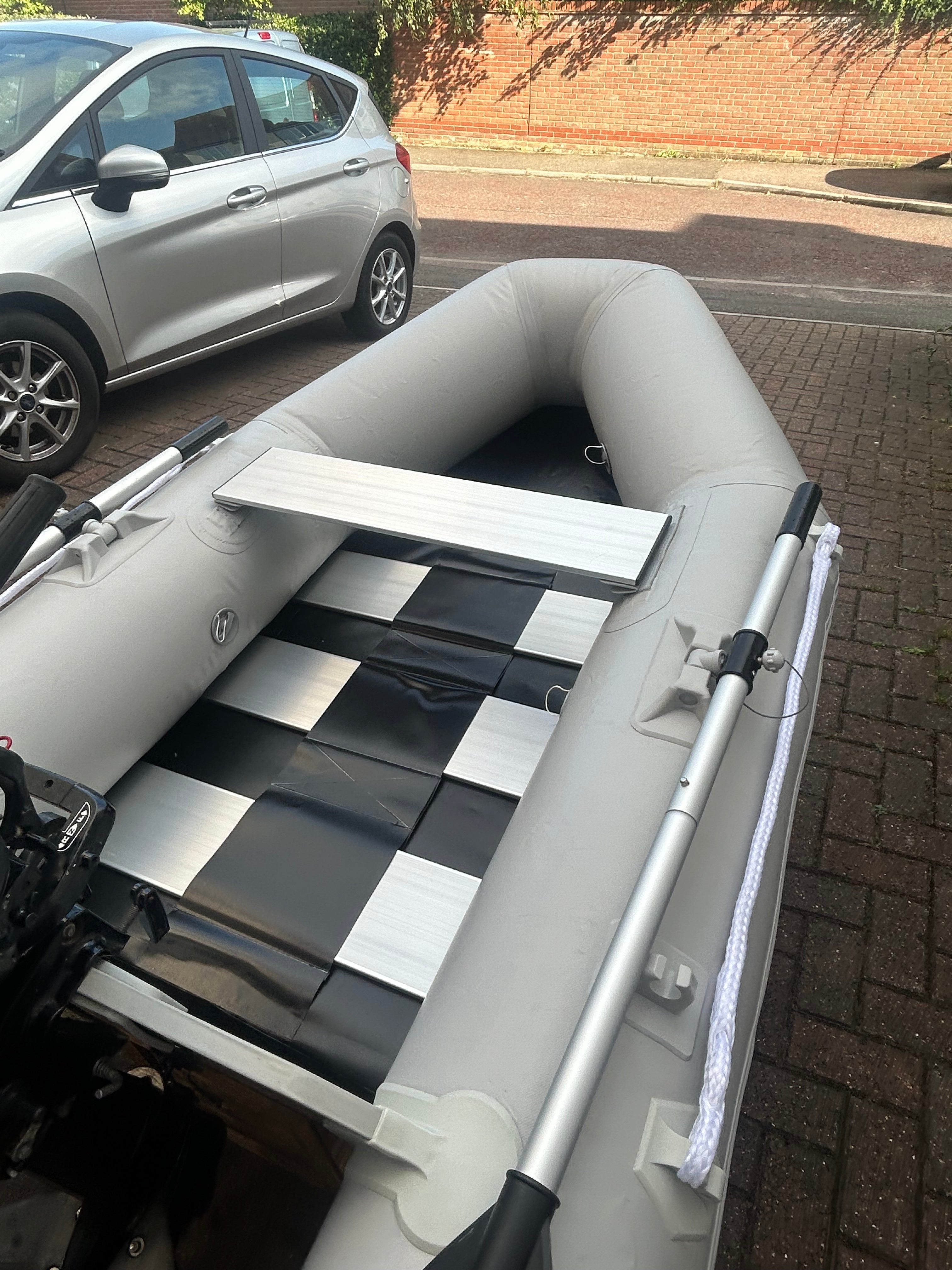 Inflatable dinghy 230 with Mariner 5hp 4 stroke outboard