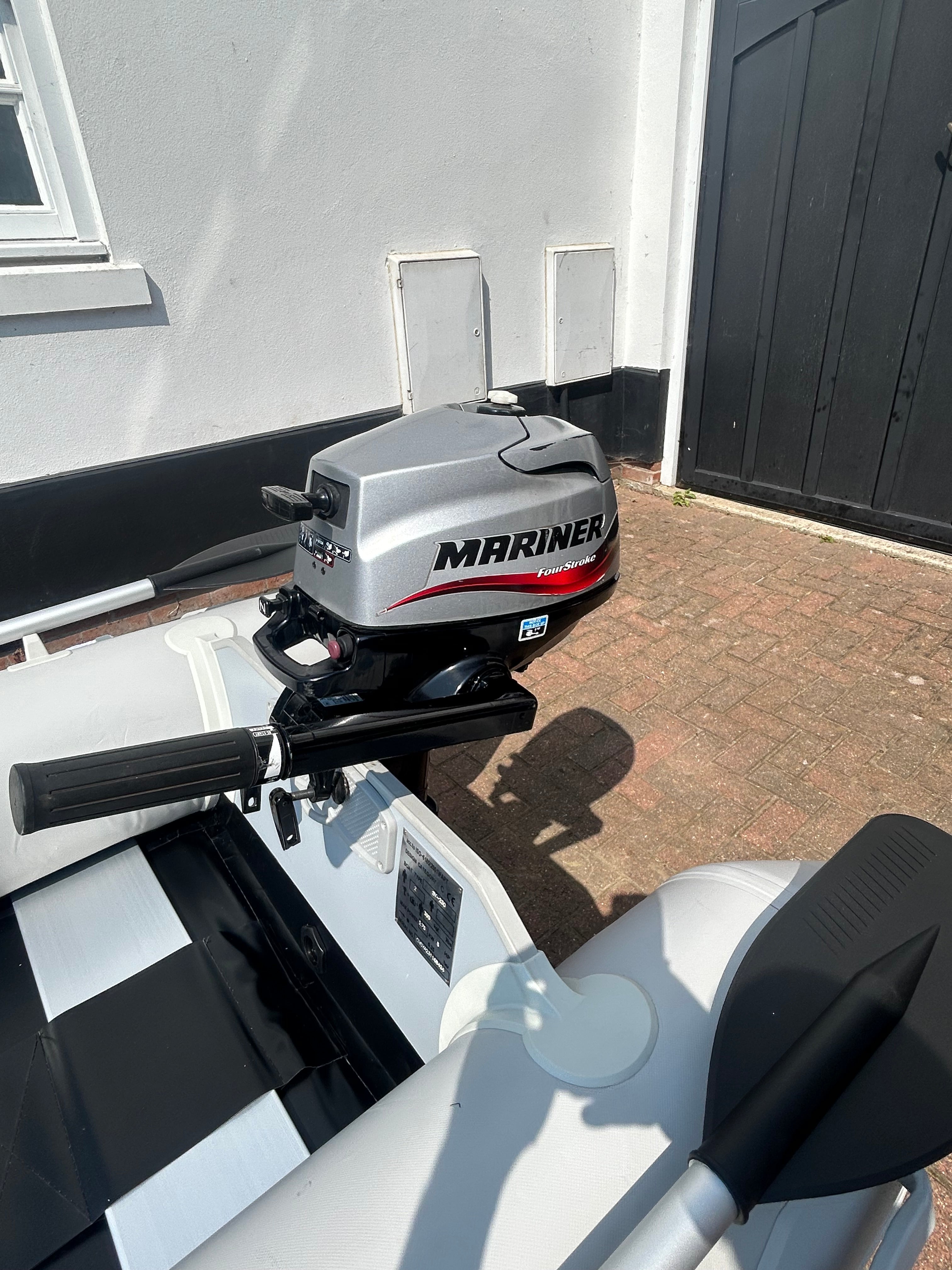 Inflatable dinghy 230 with Mariner 2.5hp outboard