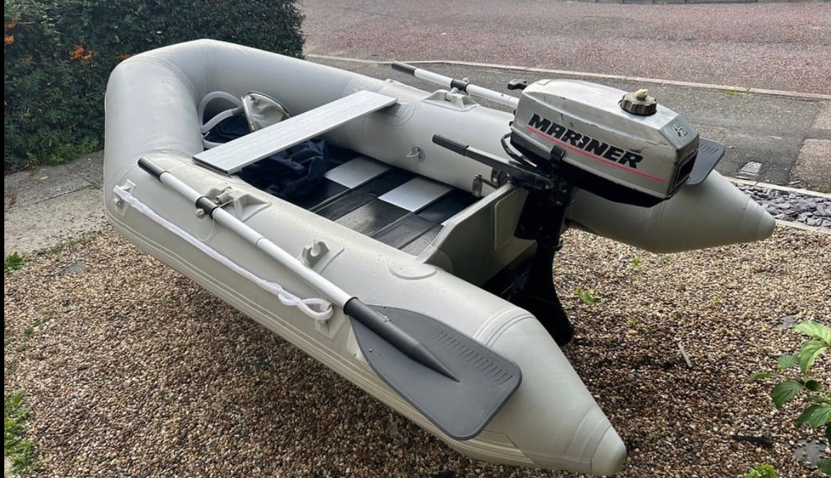 Inflatable dinghy 230 with Mariner 2.5hp outboard