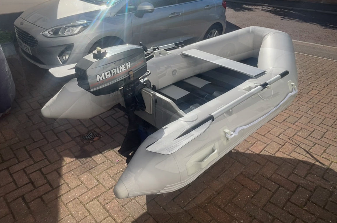 Inflatable dinghy 230 with Mariner 2.5hp outboard