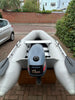 Inflatable dinghy 230 with Yamaha 4hp outboard.