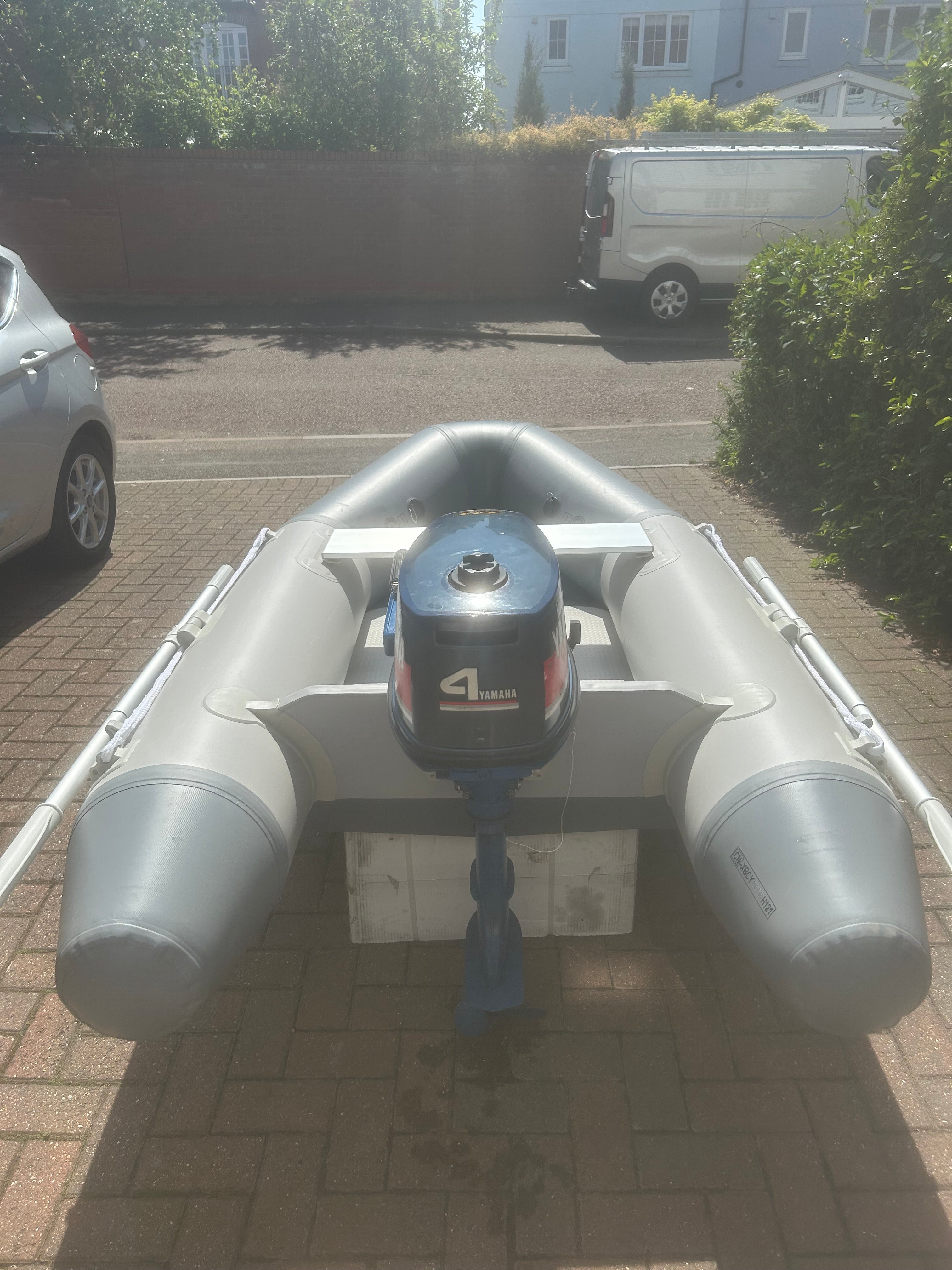 Hydro-Force 230 Air Deck with Yamaha 4hp outboard