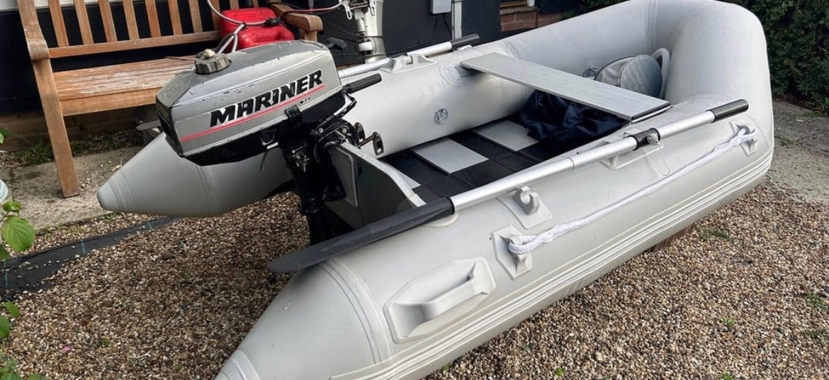 Inflatable dinghy 230 with Mariner 2.5hp outboard