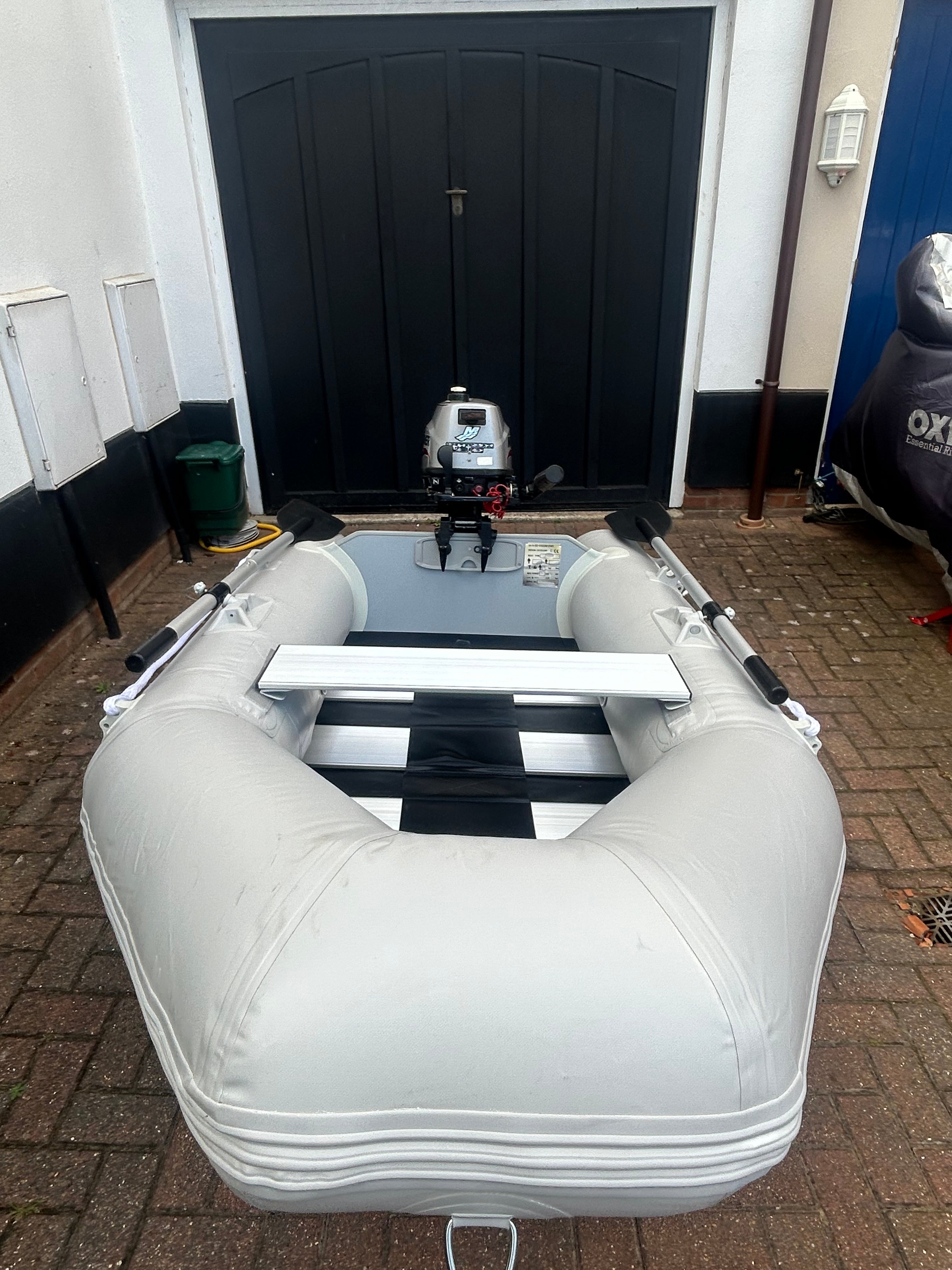 Inflatable dinghy 230 with Mariner 5hp 4 stroke outboard