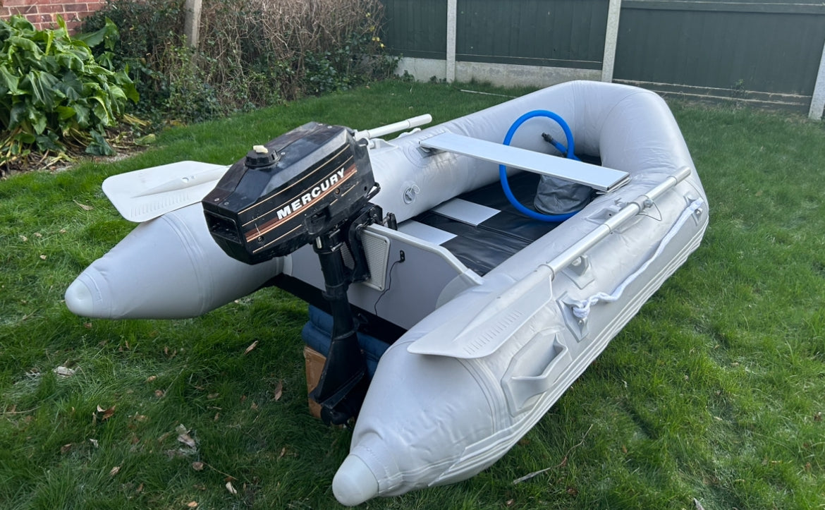 Deal of the week - Inflatable dinghy 230 with Mercury 2.2hp outboard