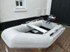 Inflatable dinghy 230 with Yamaha 4hp outboard.