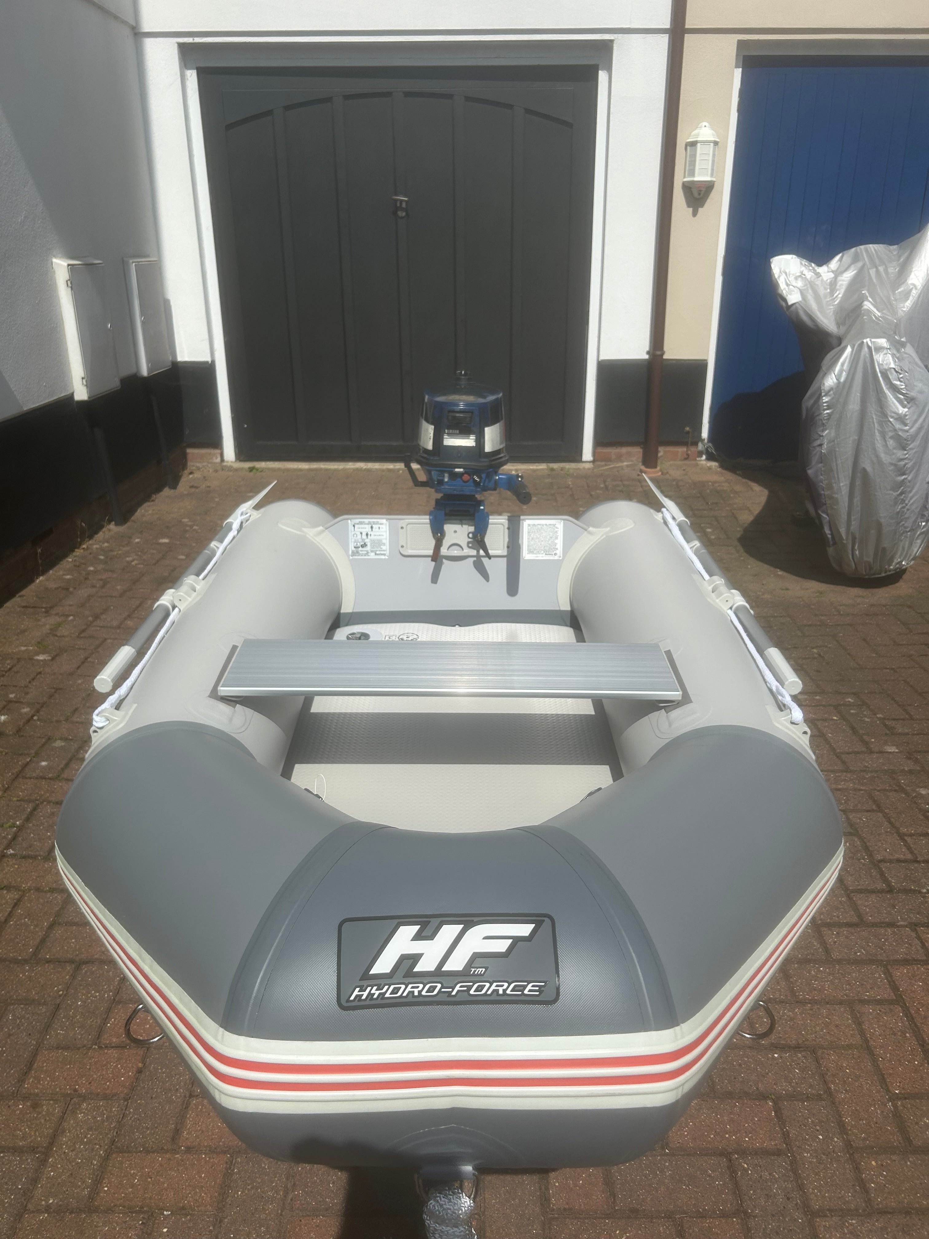 Hydro-Force 230 Air Deck with Yamaha 4hp outboard