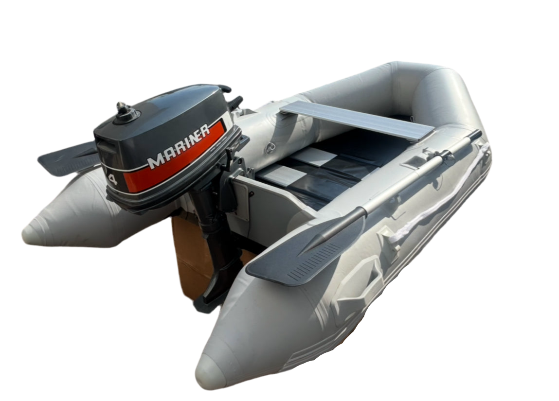 Inflatable Dinghy 2.30M with Mariner 4hp Outboard