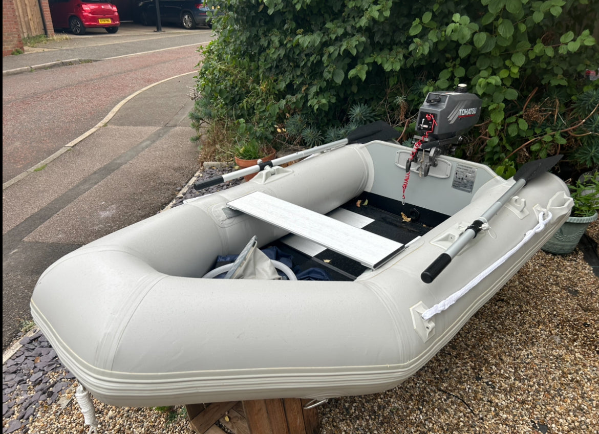 Inflatable dinghy 230 with Tohatsu 3.5hp outboard