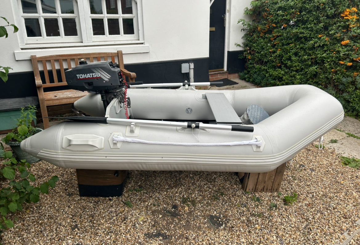 Inflatable dinghy 230 with Tohatsu 3.5hp outboard