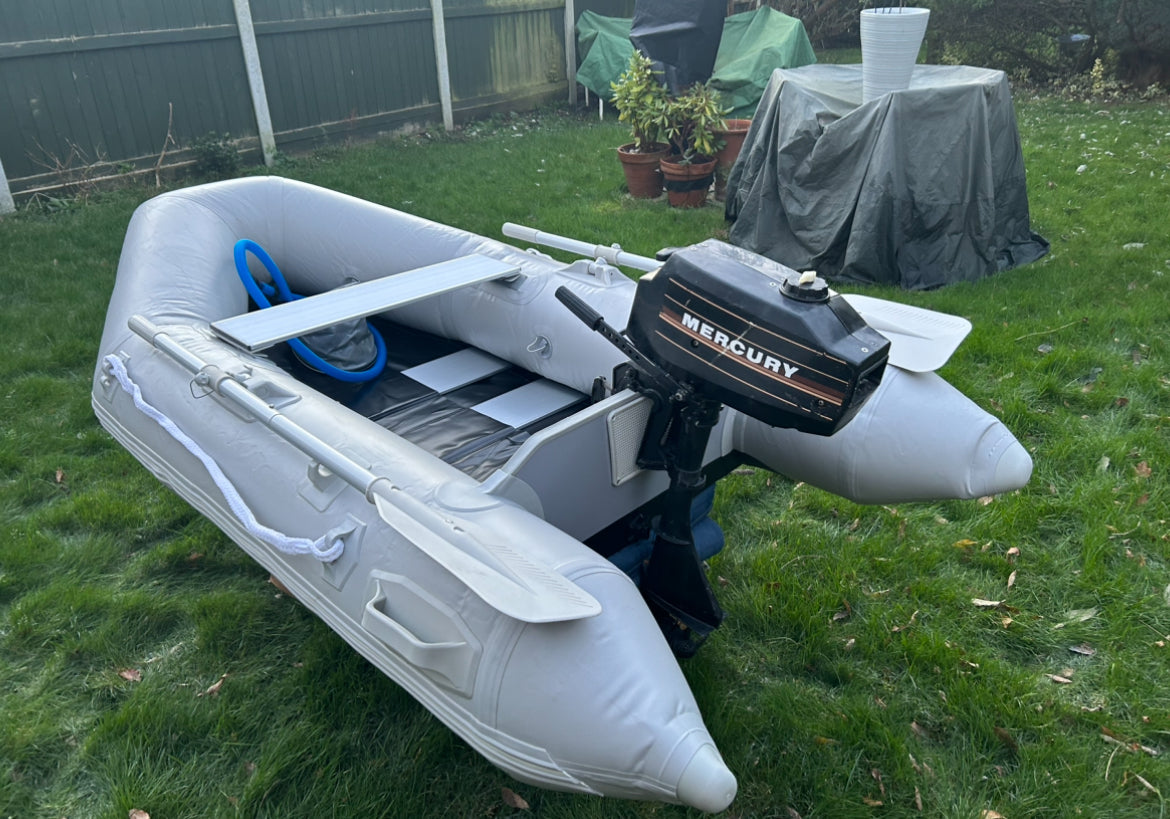 Deal of the week - Inflatable dinghy 230 with Mercury 2.2hp outboard