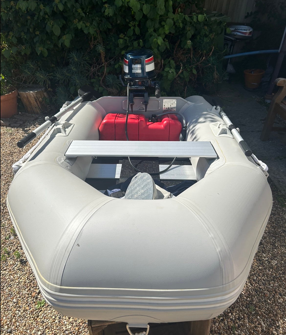 Inflatable dinghy 230 with Mariner 5hp outboard