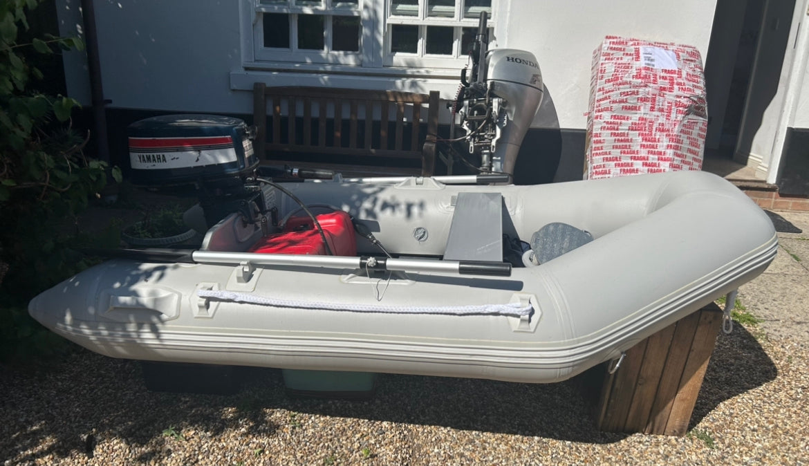 Inflatable dinghy 230 with Mariner 5hp outboard