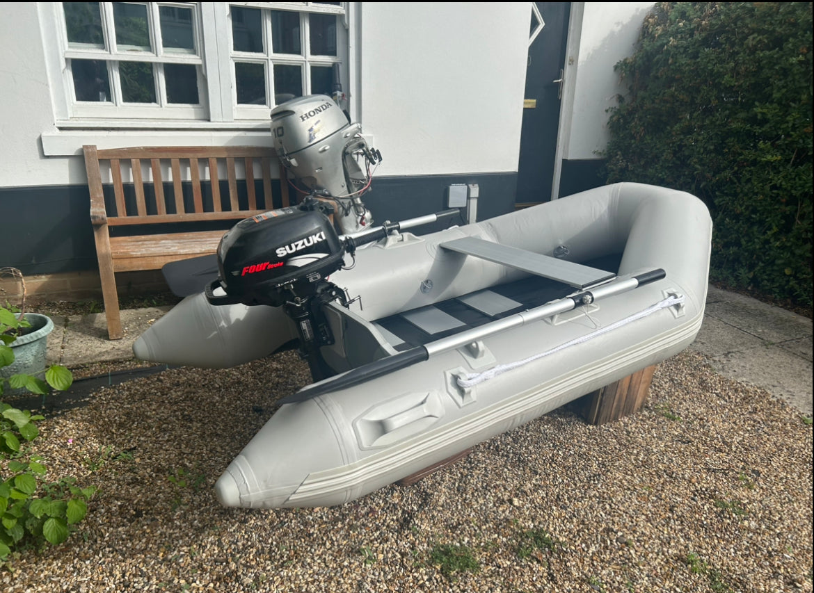 Inflatable dinghy 230 with Suzuki 2.5hp 4 stroke outboard