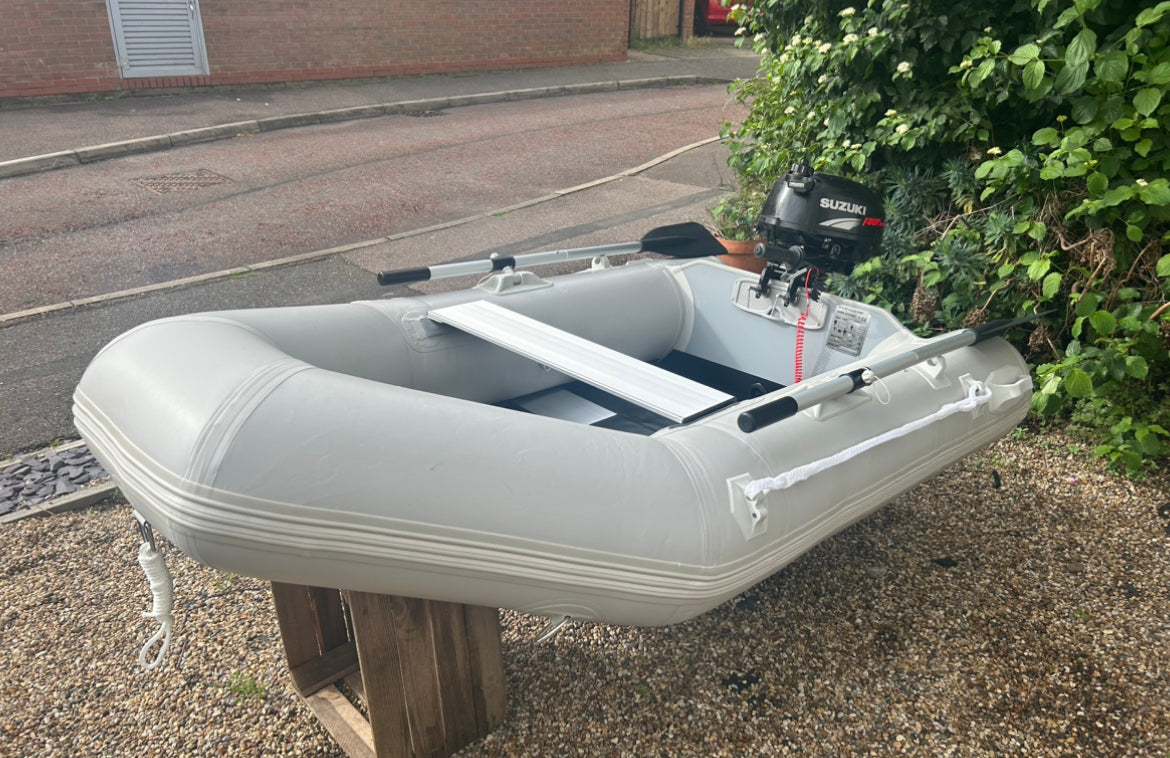 Inflatable dinghy 230 with Suzuki 2.5hp 4 stroke outboard