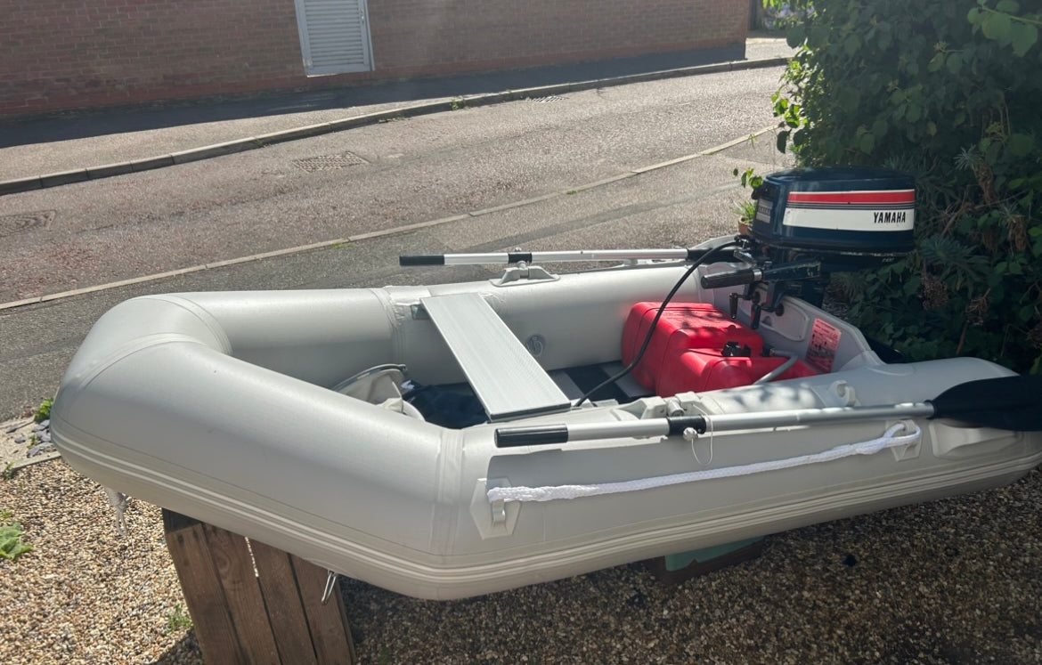 Inflatable dinghy 230 with Mariner 5hp outboard