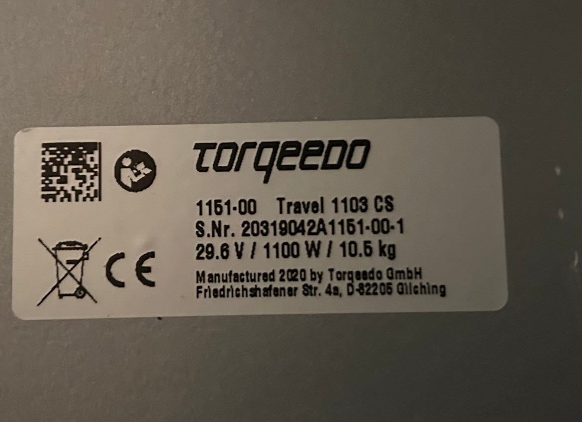 Torqeedo 1103 outboard - Cheapest in the UK