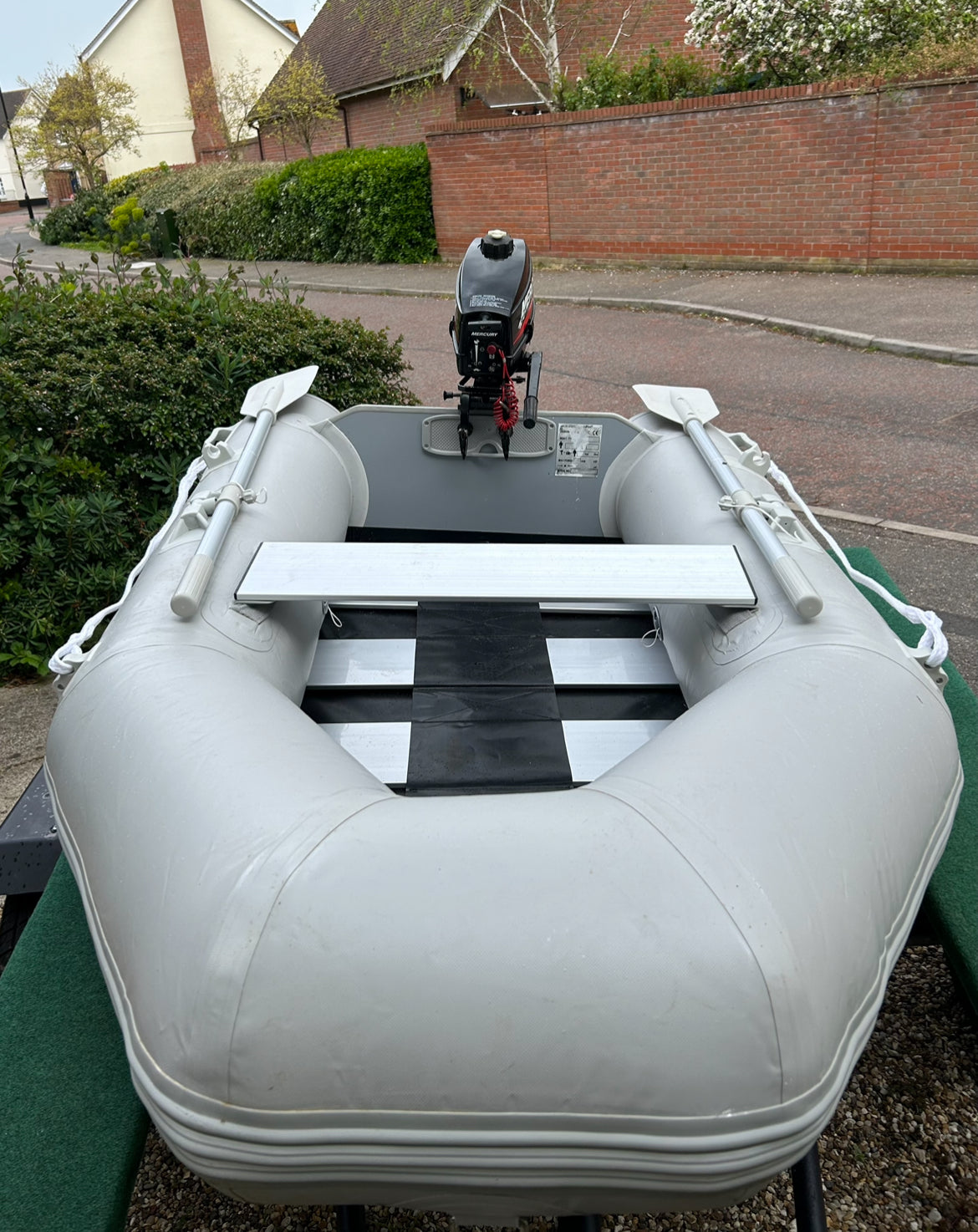 Inflatable dinghy 230 with Mercury 3.3hp outboard