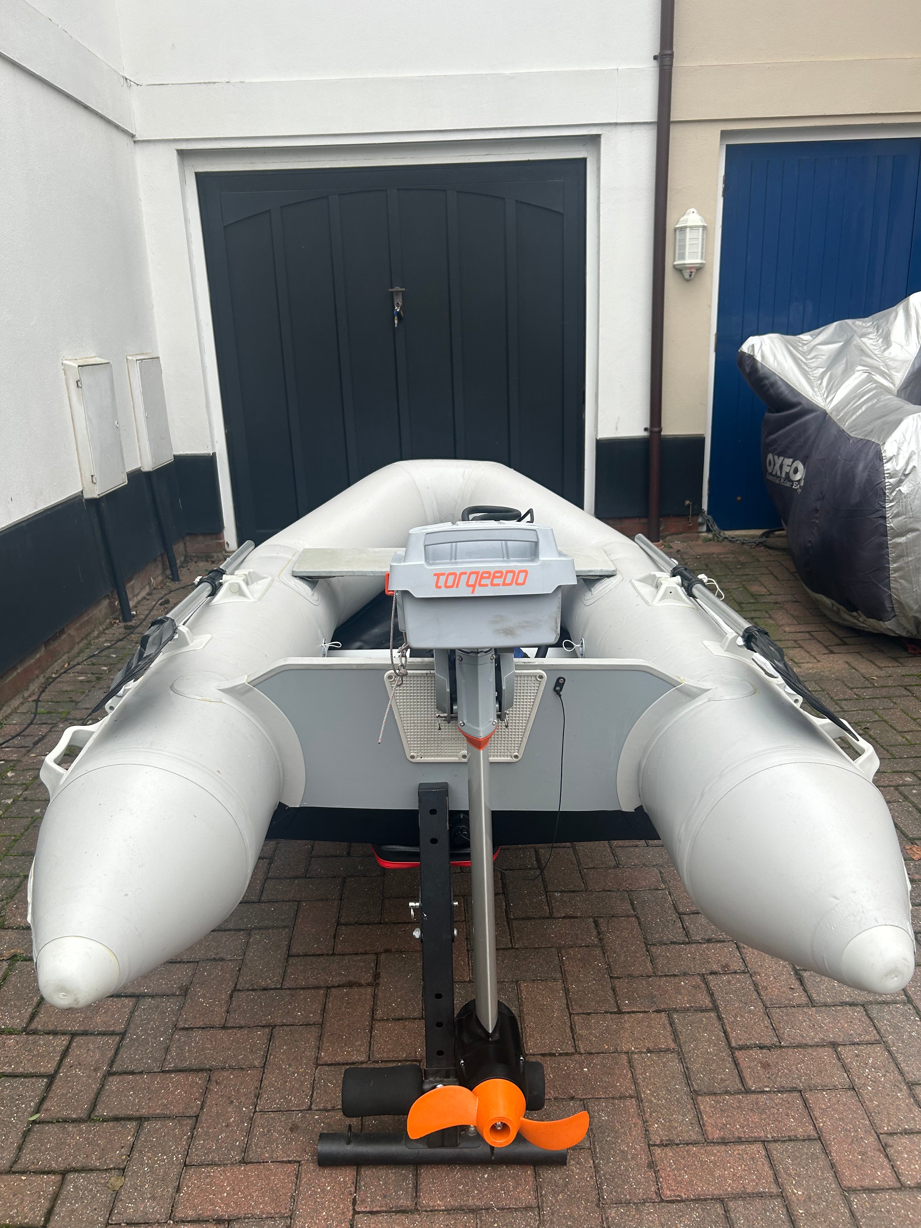 Inflatable dinghy 230 with torqeedo 1103 VGC - Cheapest in the UK