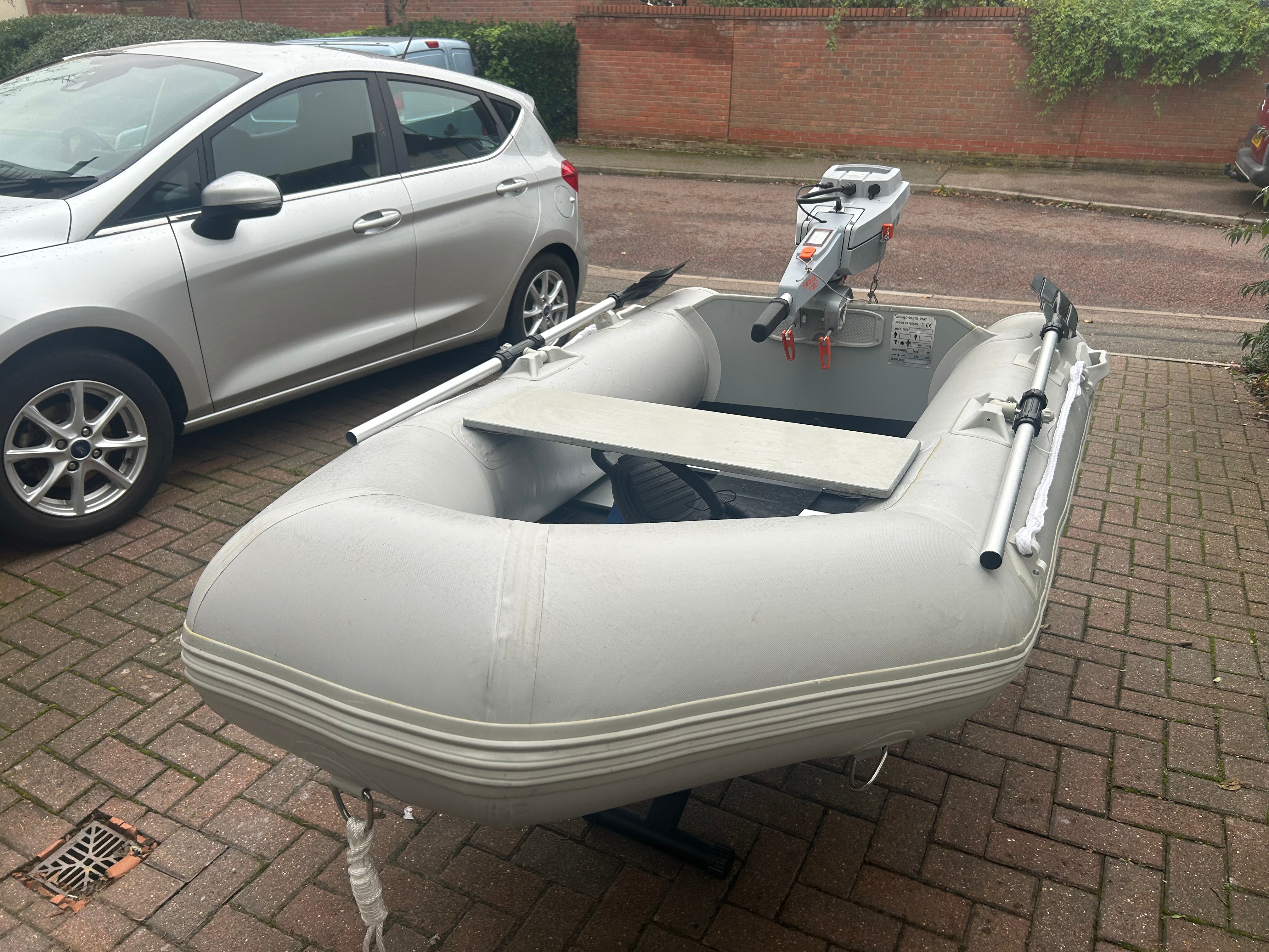 Inflatable dinghy 230 with torqeedo 1103 VGC - Cheapest in the UK