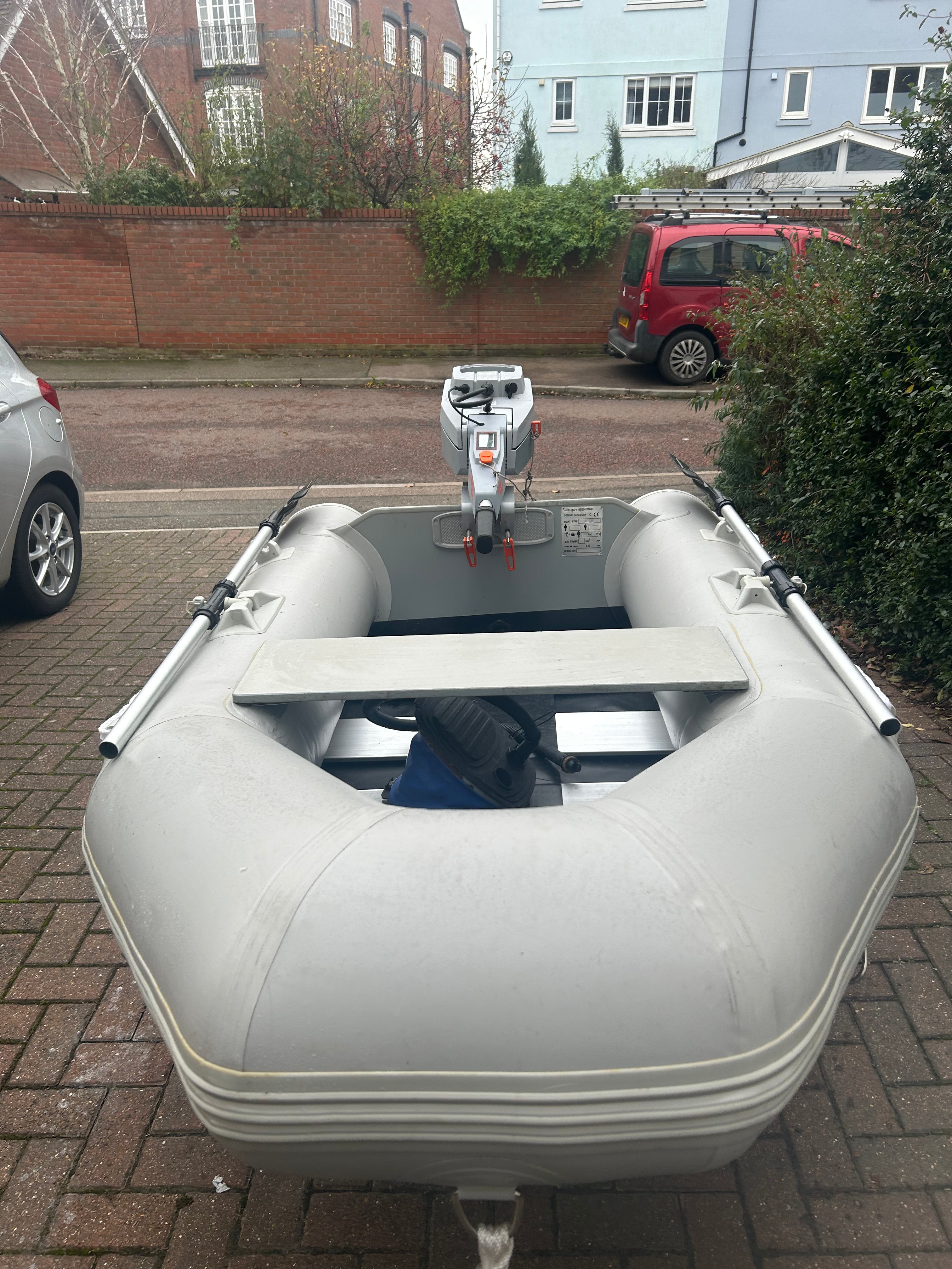 Inflatable dinghy 230 with torqeedo 1103 VGC - Cheapest in the UK