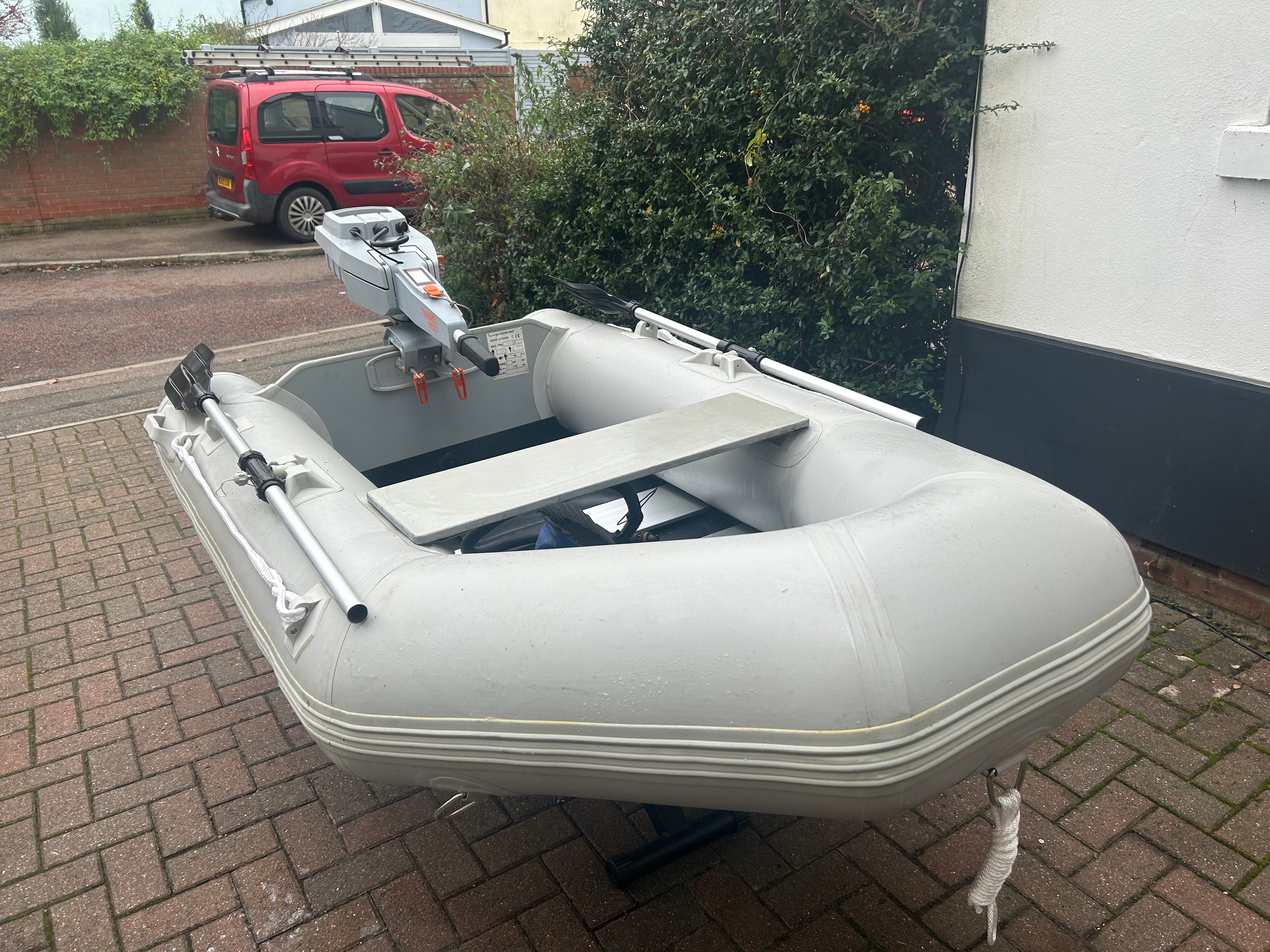 Inflatable dinghy 230 with torqeedo 1103 VGC - Cheapest in the UK