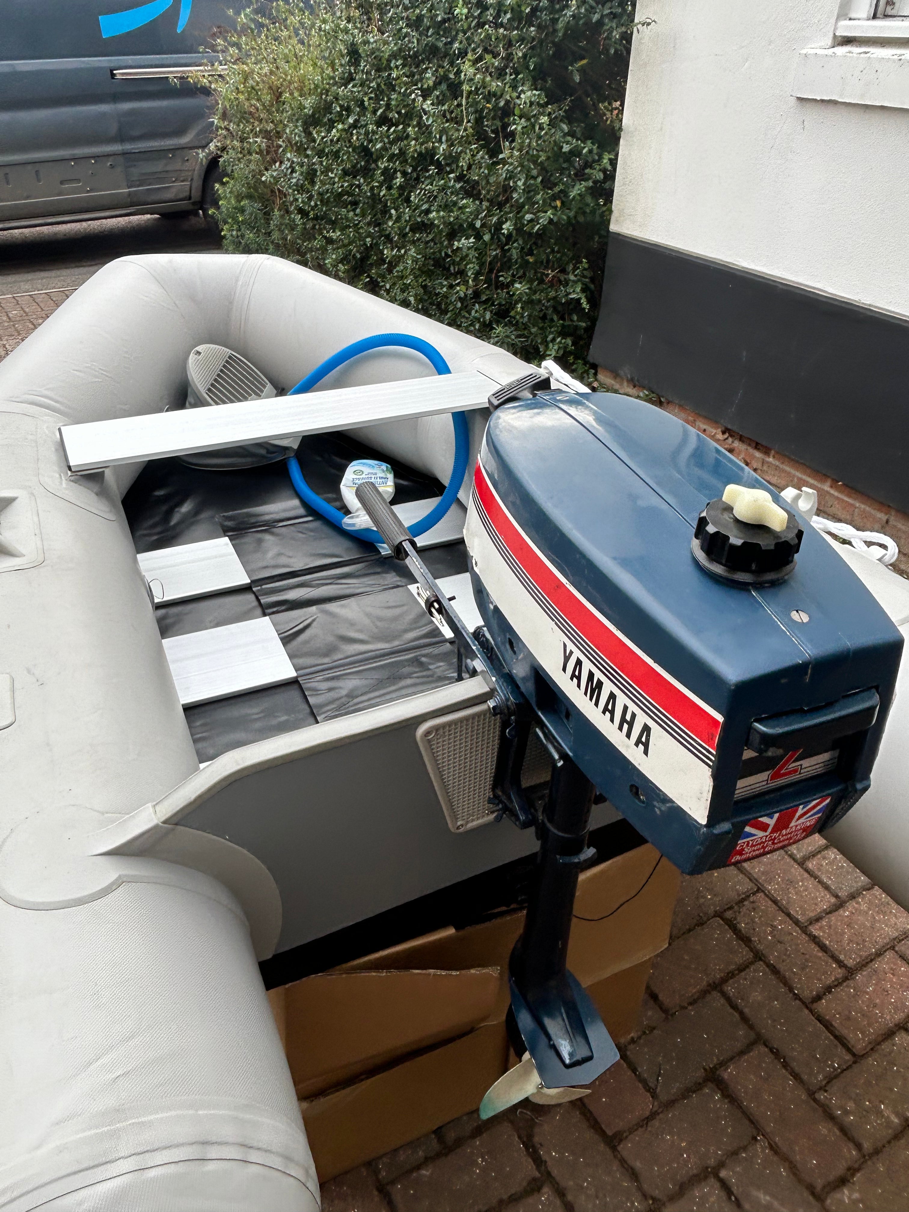 Inflatable dinghy 230 with Yamaha 2hp outboard