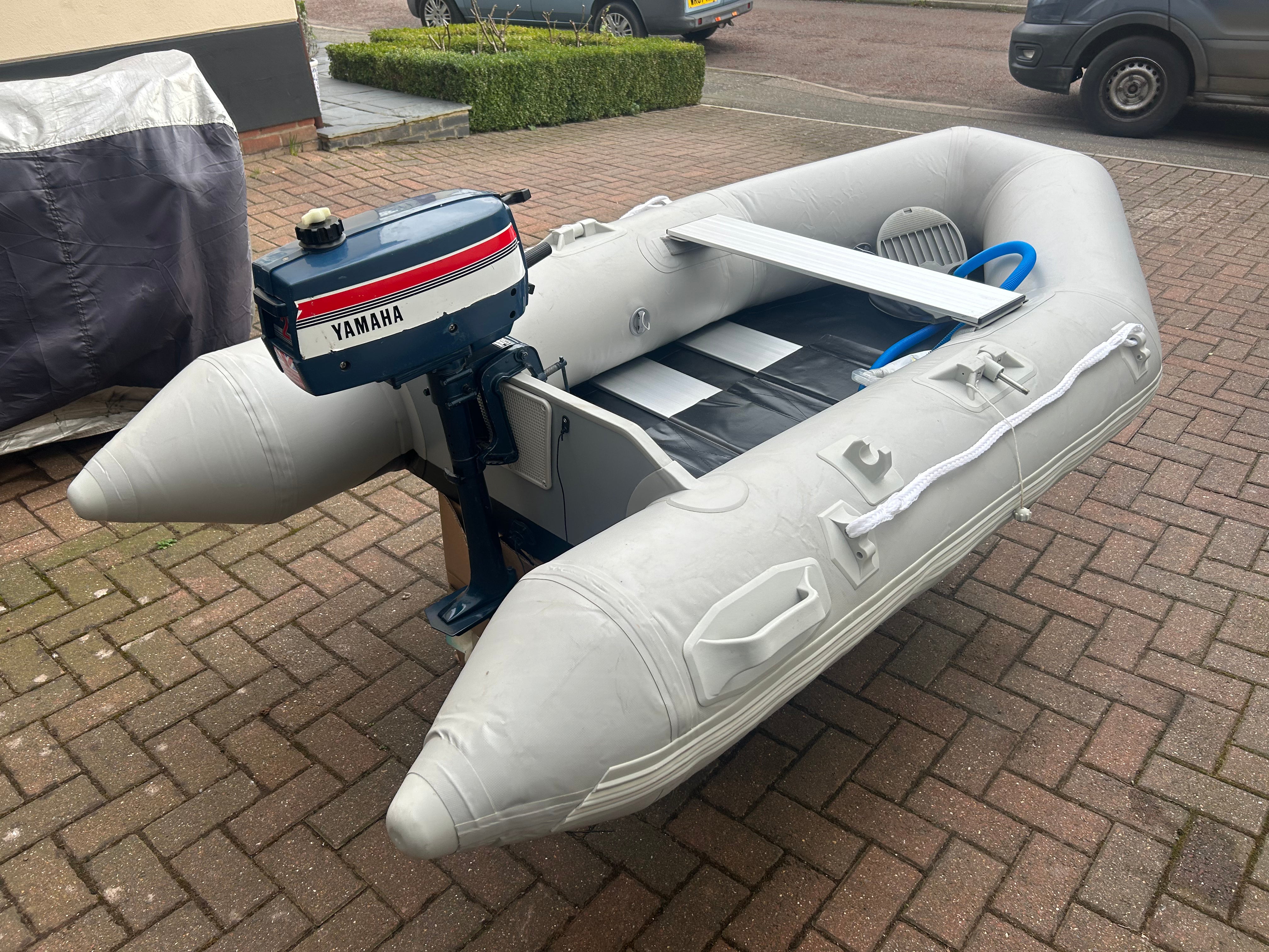 Inflatable dinghy 230 with Yamaha 2hp outboard