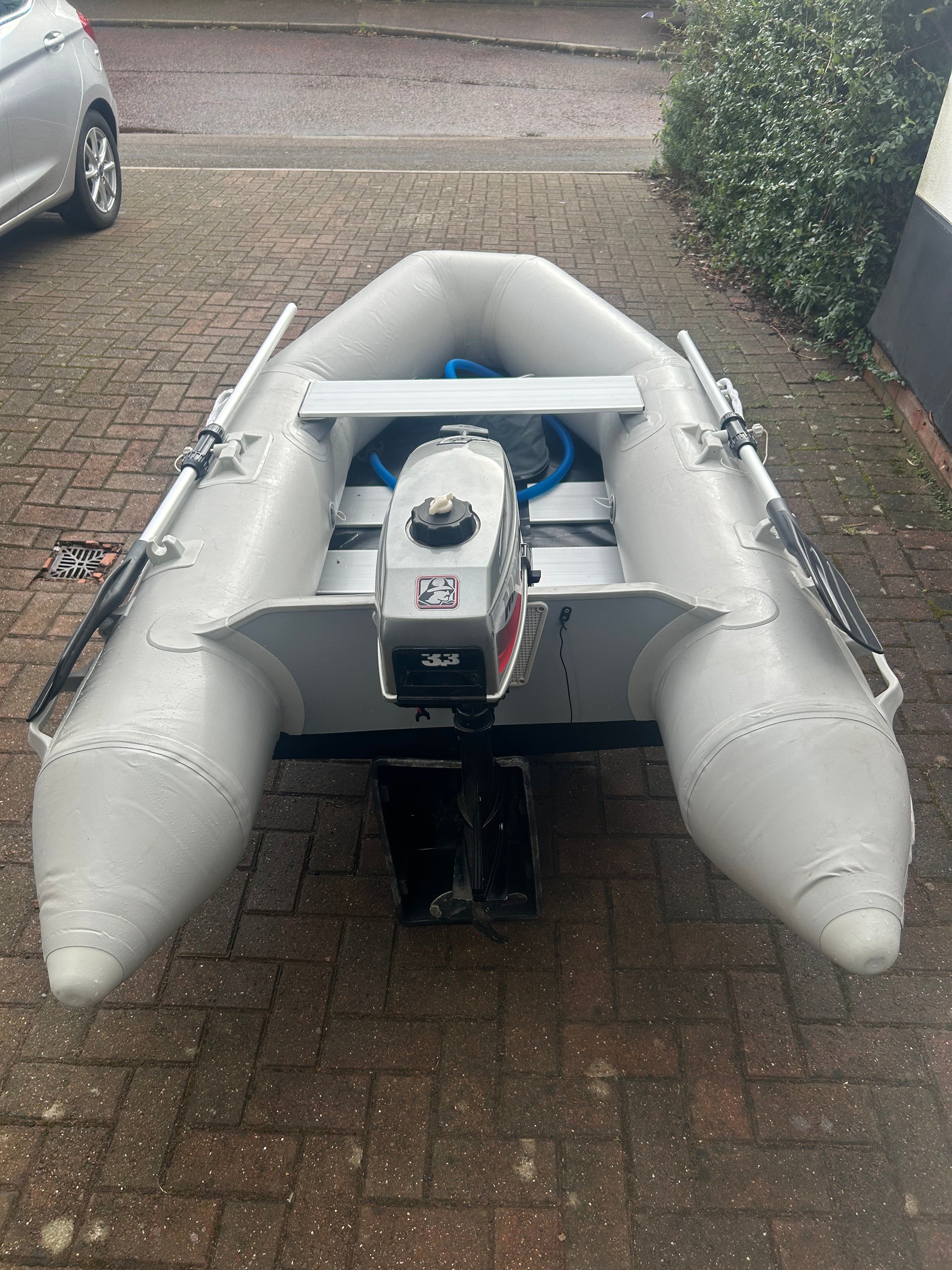 Inflatable dinghy 230 with Mariner 3.3hp outboard