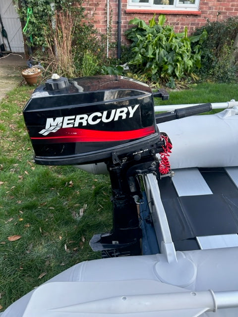 Inflatable dinghy 230 with Mercury 4hp outboard