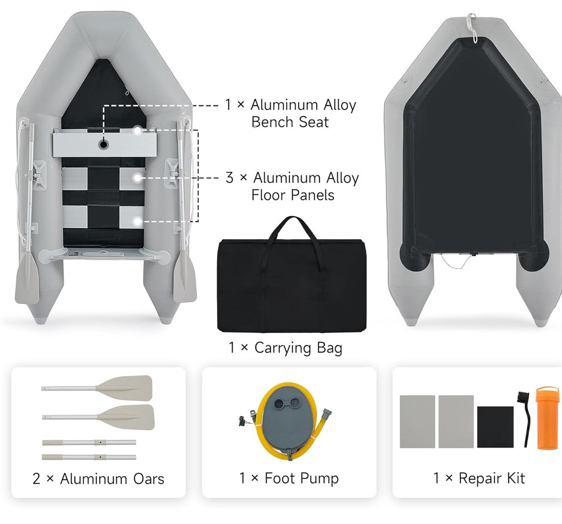 Inflatable dinghy 3.00M 4-Man Equipped with Mariner 5hp