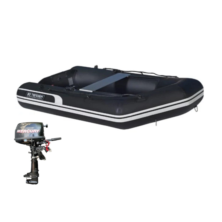 Deal of the week! Inflatable dinghy 235 with Mercury 5hp outboard
