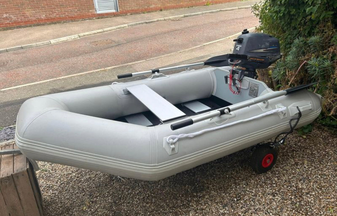 Inflatable dinghy 230 with Yamaha 4hp outboard