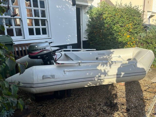 Inflatable dinghy 3.20m with Mariner 6hp outboard