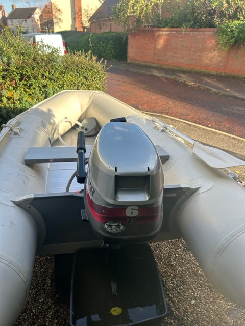 Inflatable dinghy 3.20m with Mariner 6hp outboard