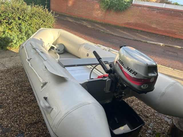 Inflatable dinghy 3.20m with Mariner 6hp outboard