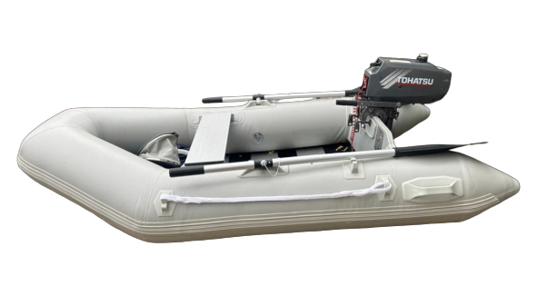 Inflatable dinghy 230 with Tohatsu 3.5hp outboard